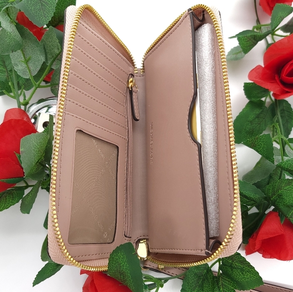 Michael Kors Eden Logo Shoulder Bag SET Pink - Picture 7 of 10